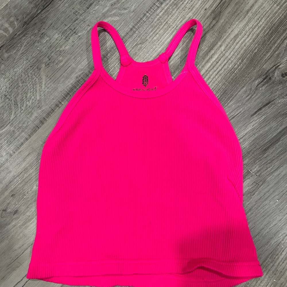 Vibrant Pink Free people Tank Top